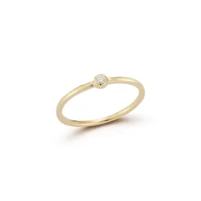 14kt Diamond Dot Ring