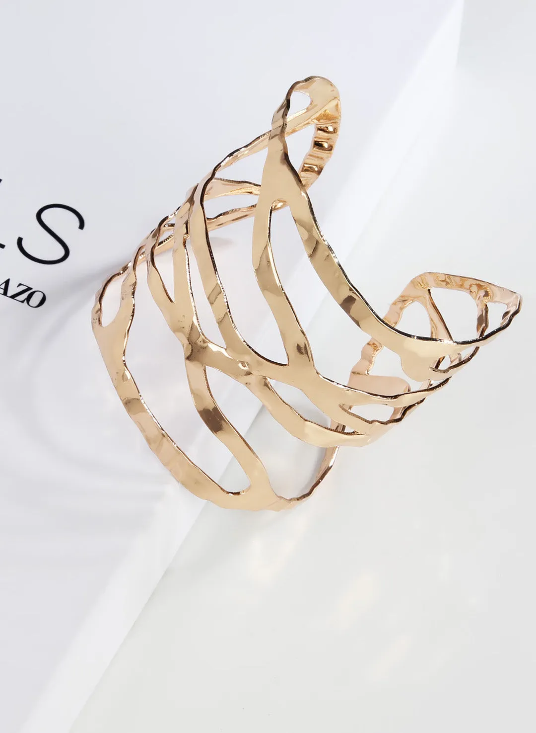 Abstract Golden Bracelet