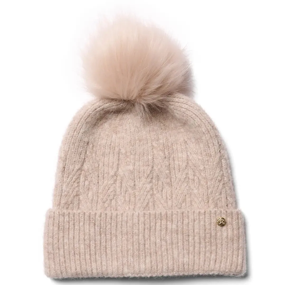 Alice Knit Beanie Hat - Oatmeal by Failsworth