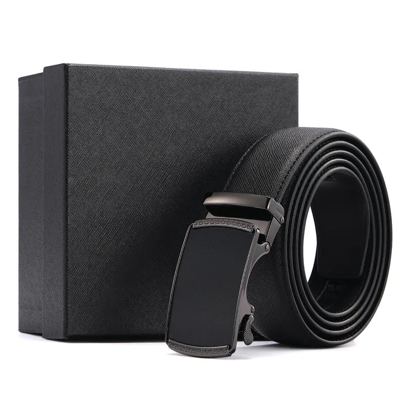 All-Match Automatic Buckle Belt High-End Men's Belt Customization