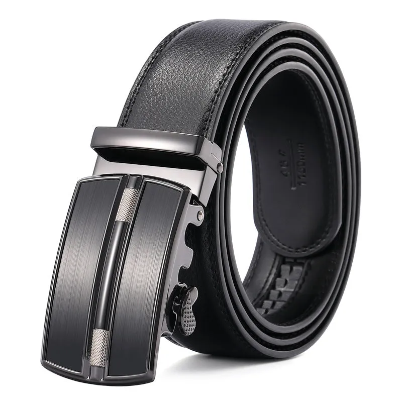 All-Match Automatic Buckle Belt High-End Men's Belt Customization