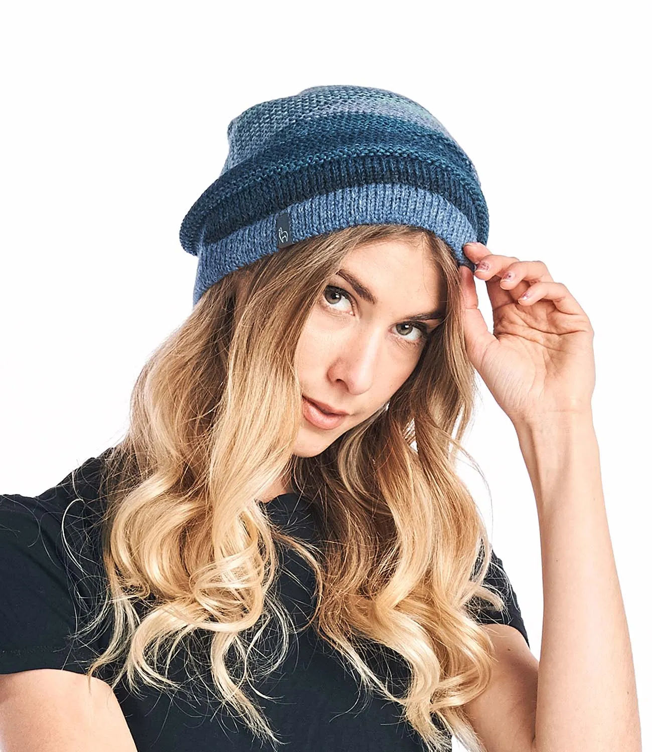 Alpaca Beanie Hat - Colorado - Azul