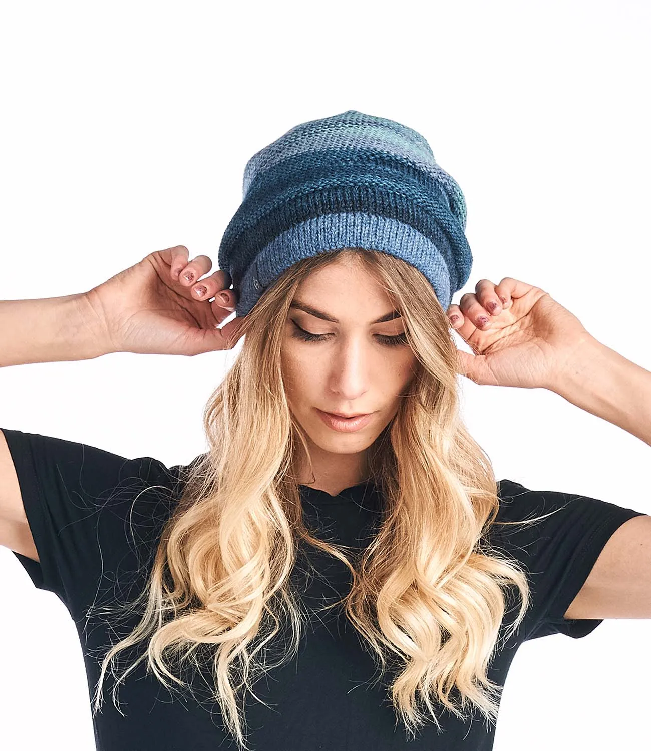 Alpaca Beanie Hat - Colorado - Azul