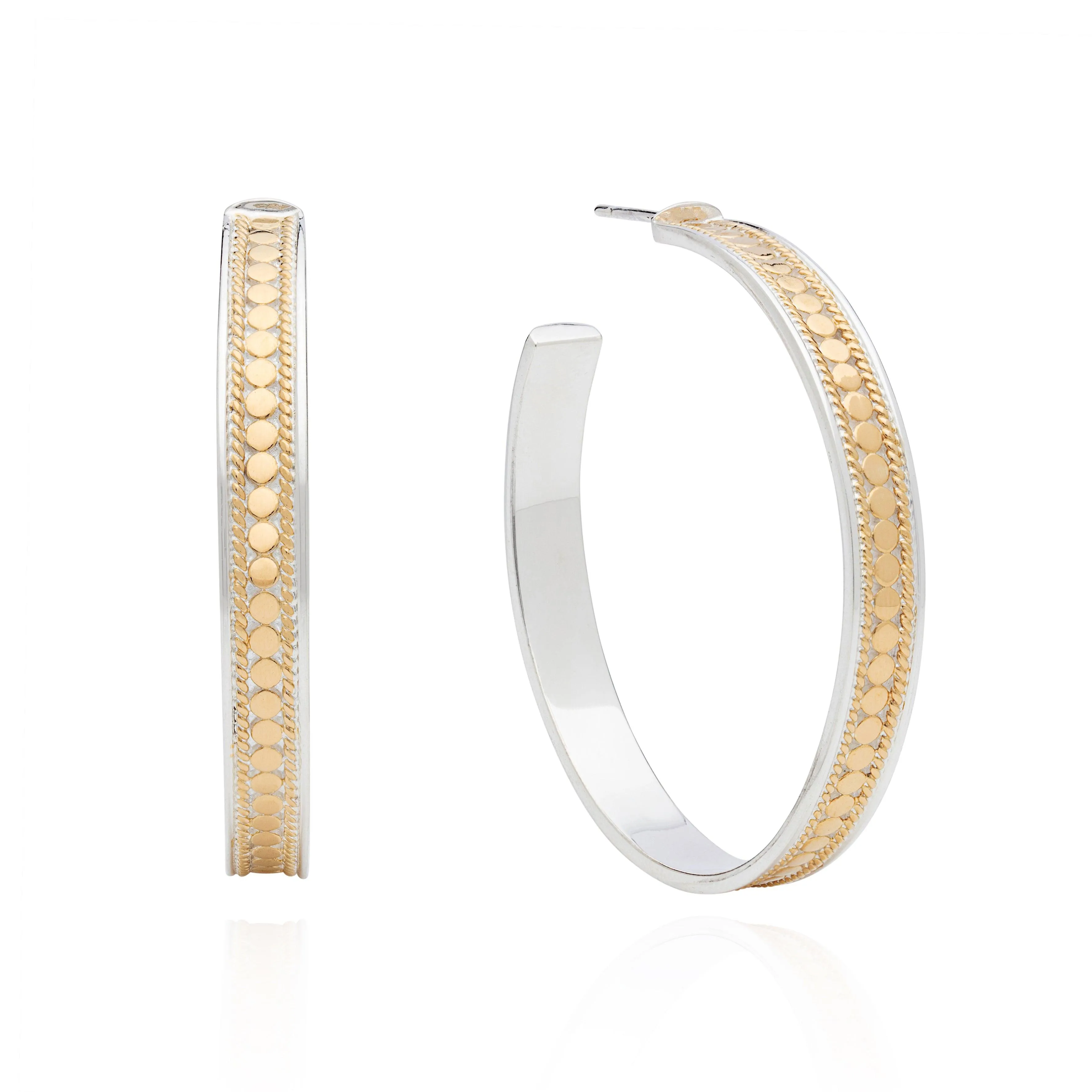 Anna Beck Classic 18ct Gold Vermeil Silver Large Hoop Earrings