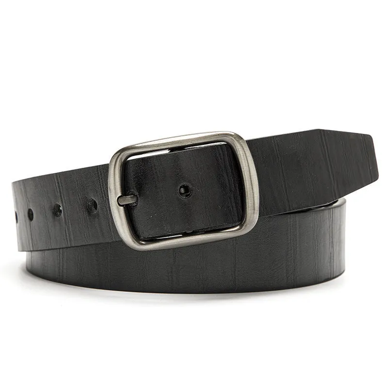 Belt Men's Fashion Casual Decoration Jeans Strap Outdoor Alloy Pin Buckle Wide Belt Men