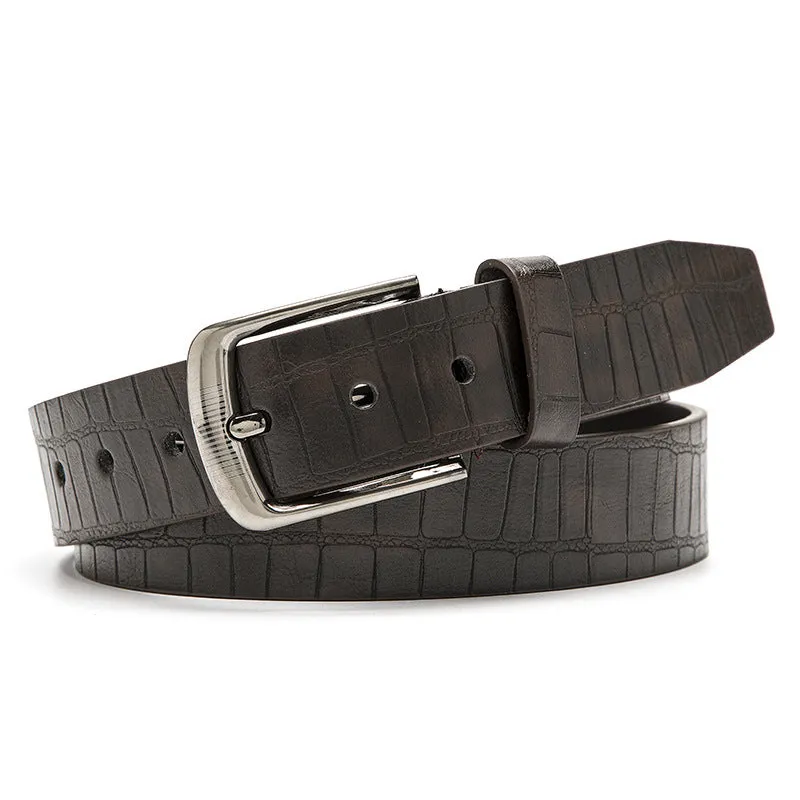 Belt Men's Fashion Casual Decoration Jeans Strap Outdoor Alloy Pin Buckle Wide Belt Men