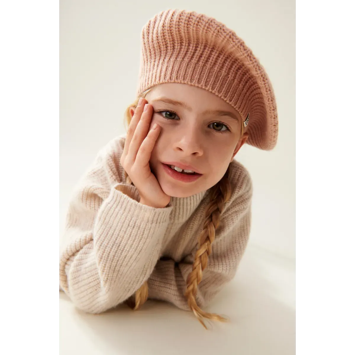 Beret Hat - Borg - Tuscany Rose/Pale Tuscany