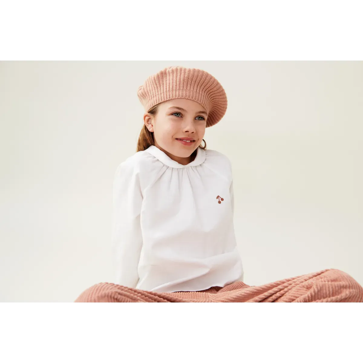 Beret Hat - Borg - Tuscany Rose/Pale Tuscany