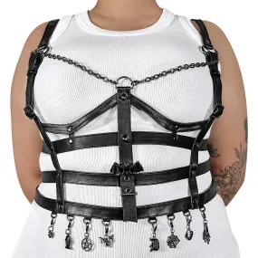 Body harness charm