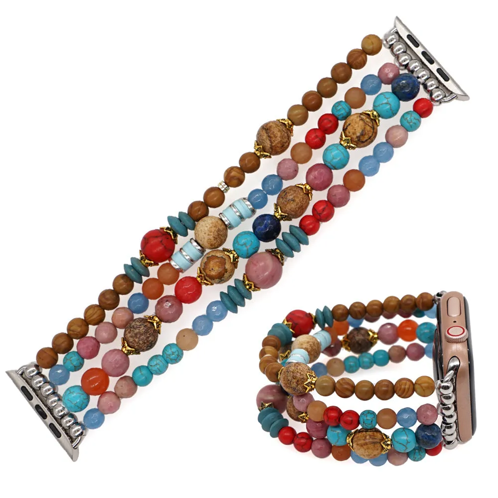 Bohemian Beaded Heishi Bracelet Band For Apple Watch Multiple Styles/Colors Available