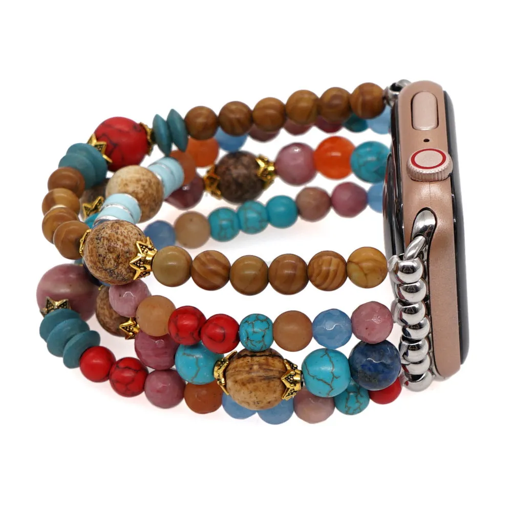 Bohemian Beaded Heishi Bracelet Band For Apple Watch Multiple Styles/Colors Available