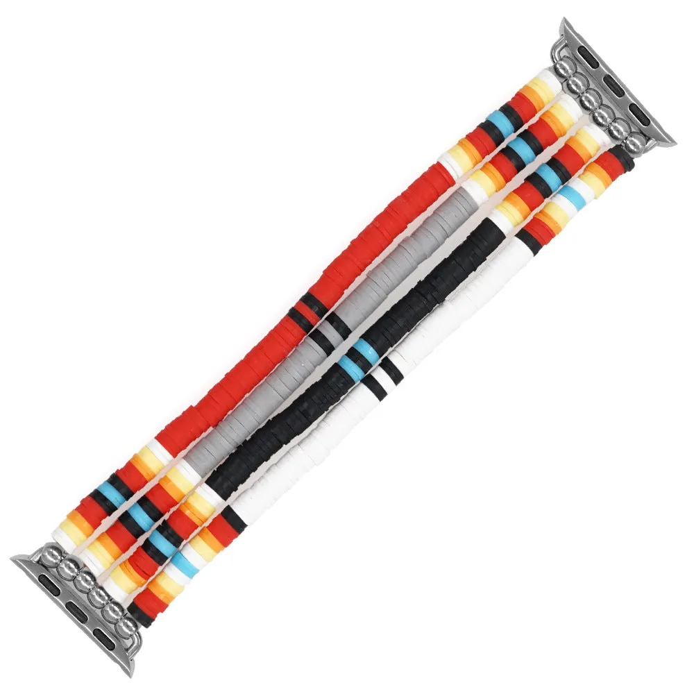 Boho-Aztec Heishi Bracelet Band For Apple Watch