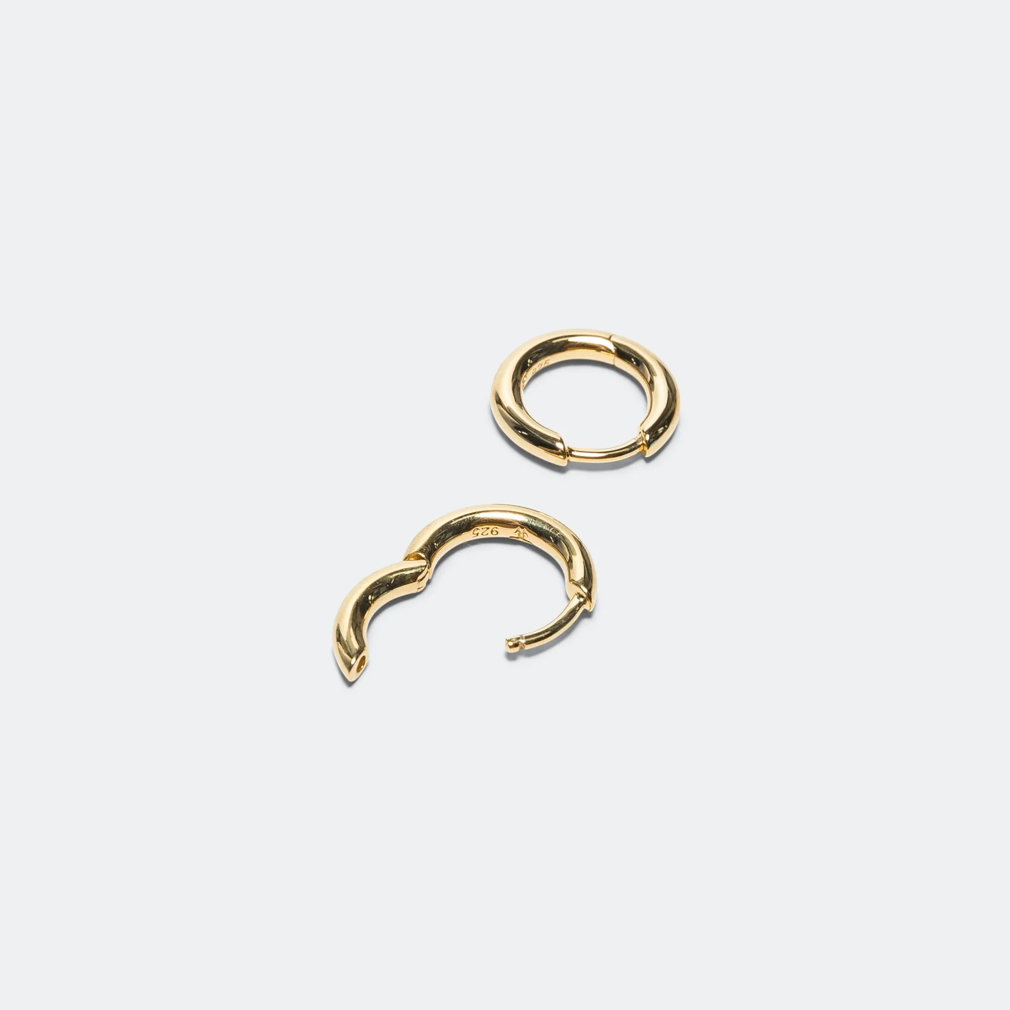 Classic Hoops Small - 18K Gold/925 Silver