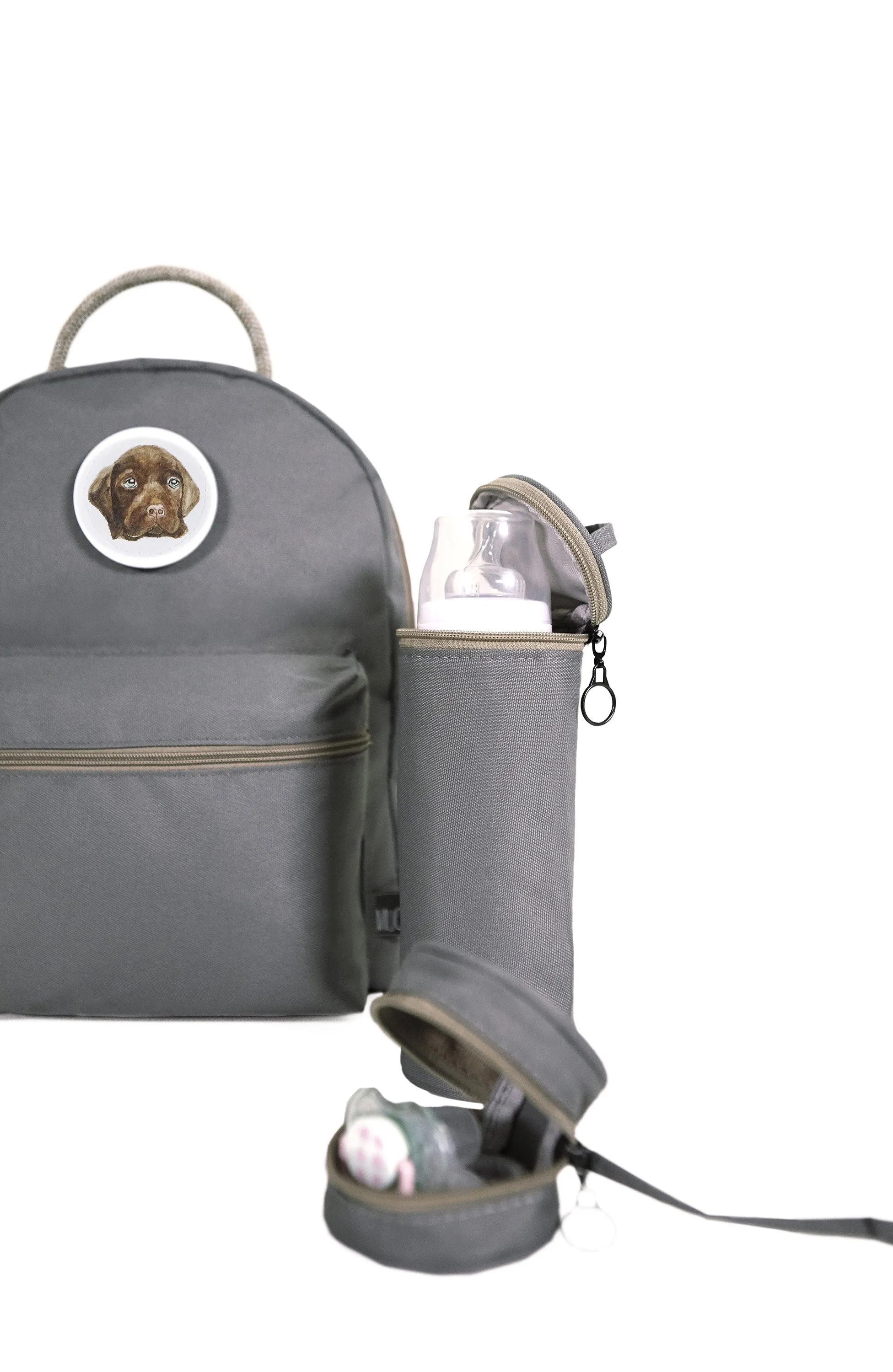 Diaper Backpack Set - Gray GOGI