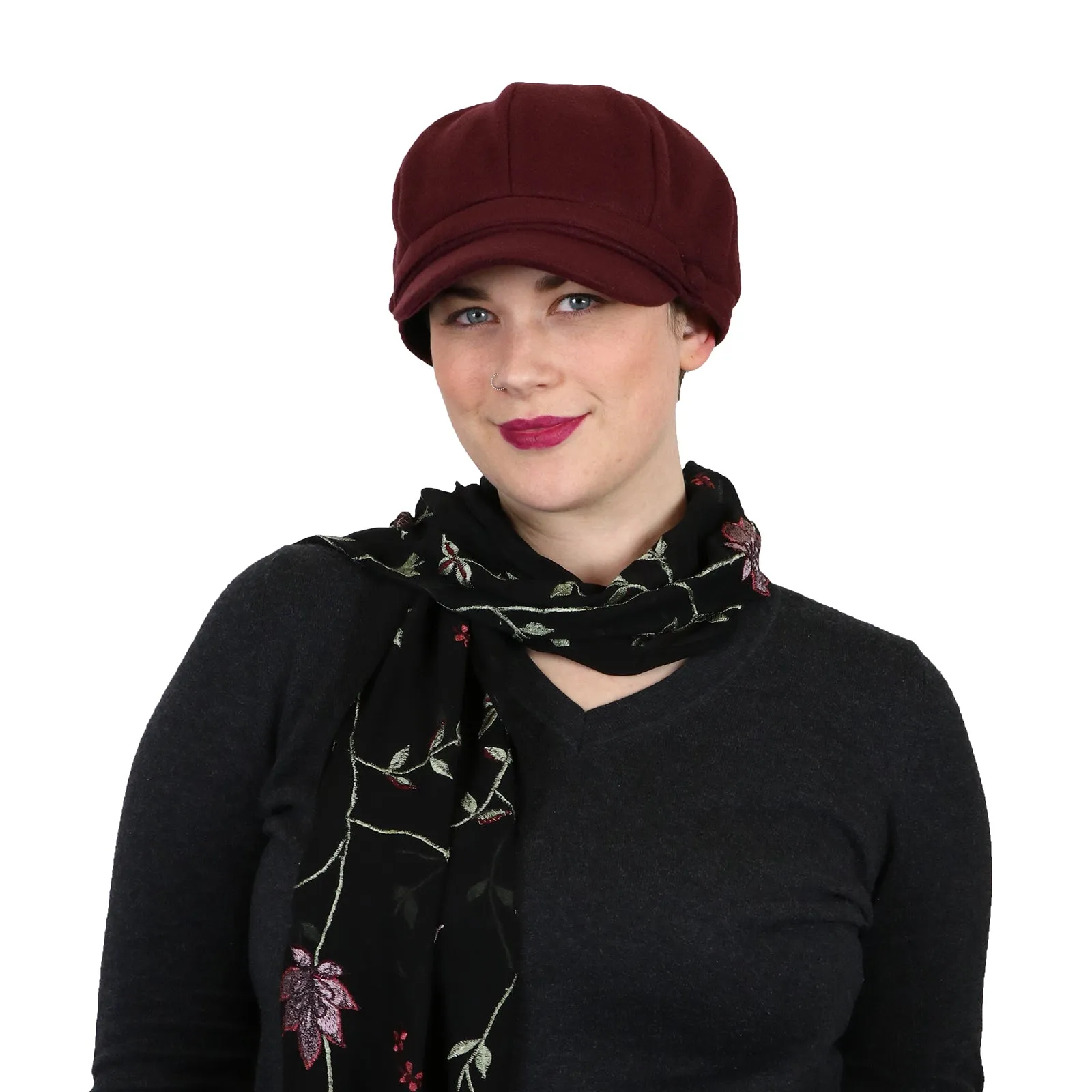 Dylan Newsboy Hat for Women Chemo Headwear