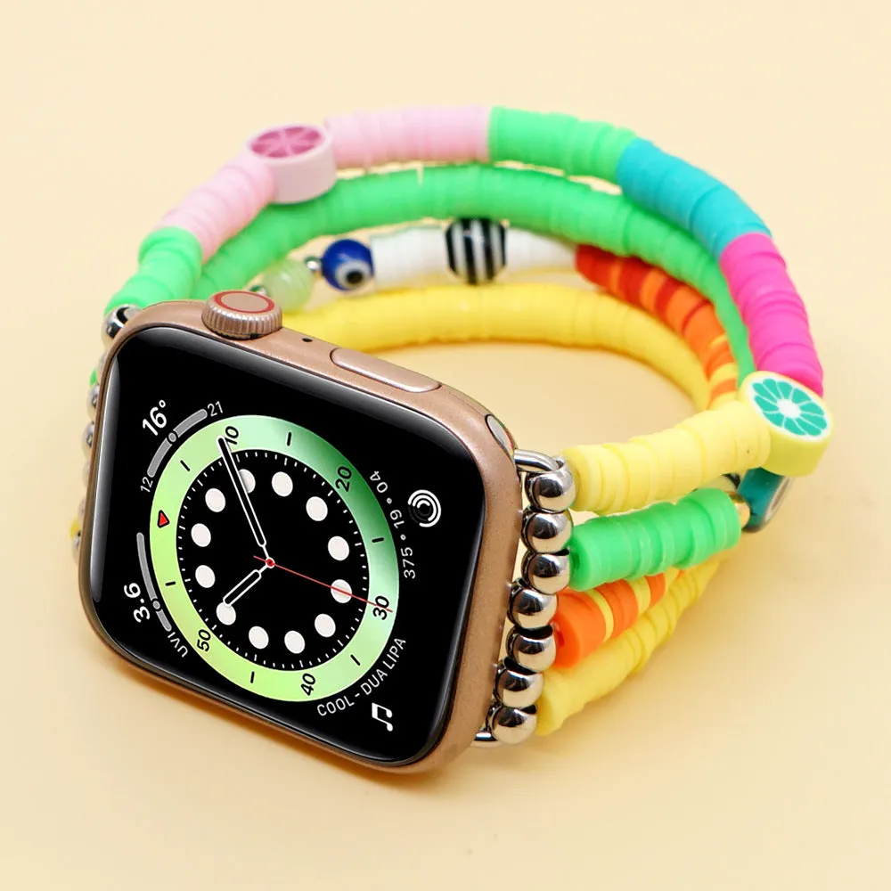 Evil Eye Heishi Bracelet Band For Apple Watch Multiple Styles/Colors Available