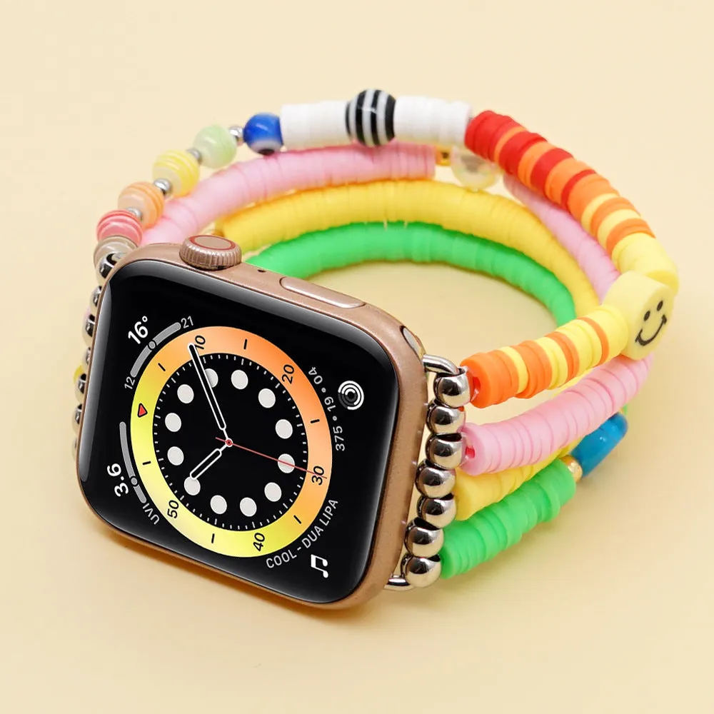 Evil Eye Heishi Bracelet Band For Apple Watch Multiple Styles/Colors Available