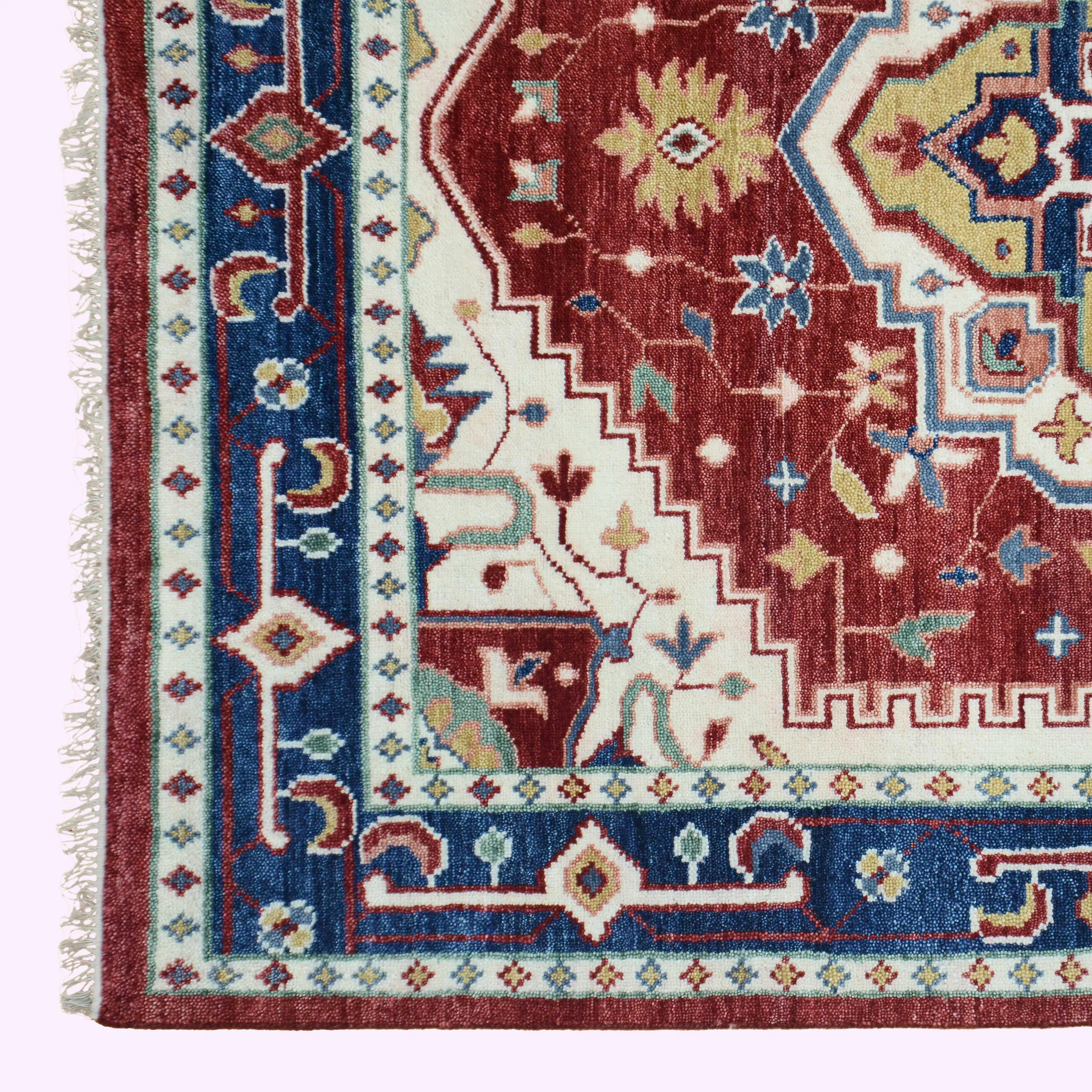 Farookht Turkish Subdued Rug Handcrafted Wool Rug Classic Rug Neutral High-Quality Contemporary Oushak Rug Superior Wool Turkish Rug | 8ft x 10ft | F-HKOU-013