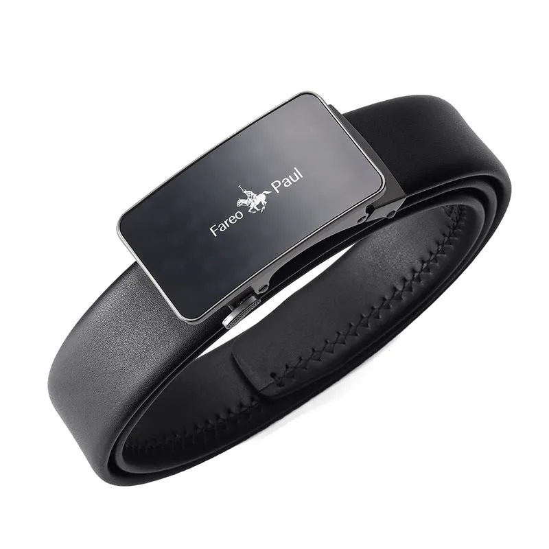 Film Automatic Buckle Belt Business Casual Men's Leather Pants Belt