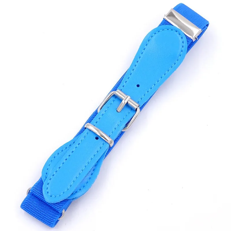 Girls' Decorative Elastic Candy Color Pin Buckle Belt Child Baby Belt