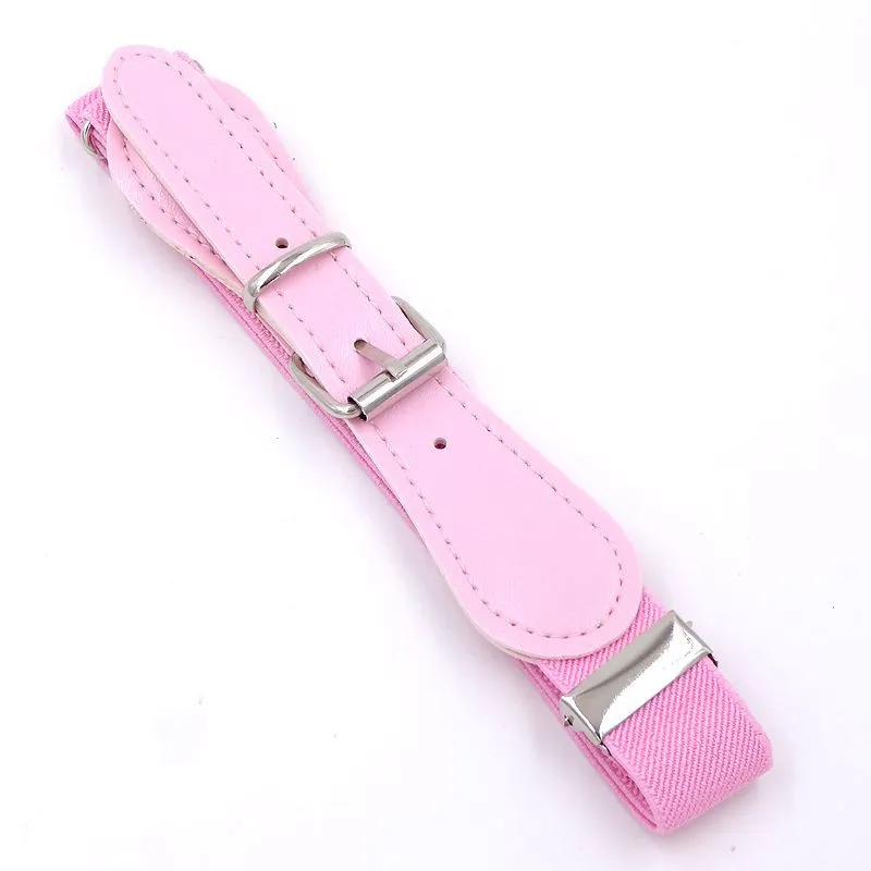 Girls' Decorative Elastic Candy Color Pin Buckle Belt Child Baby Belt