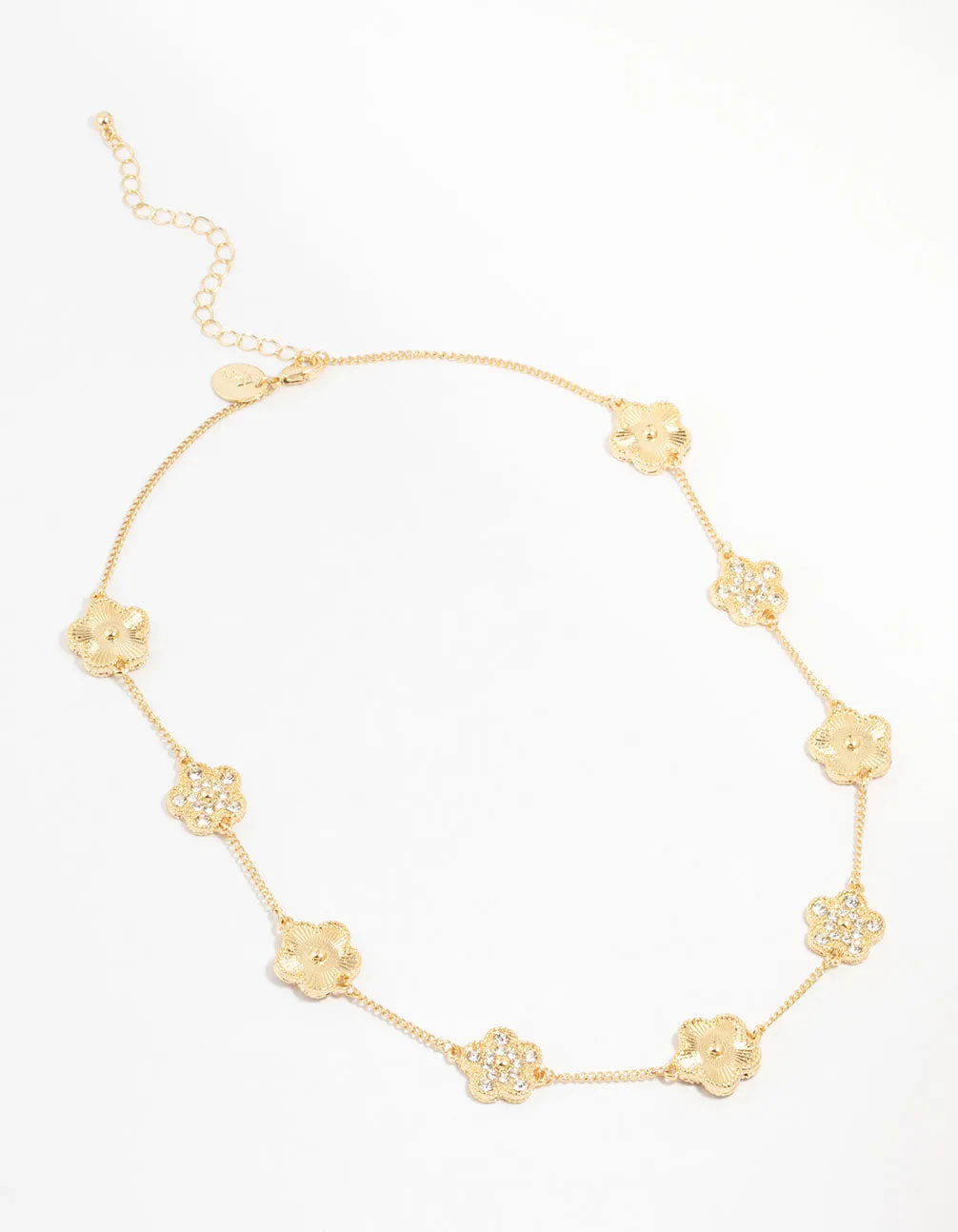 Gold Plated Clover Necklace