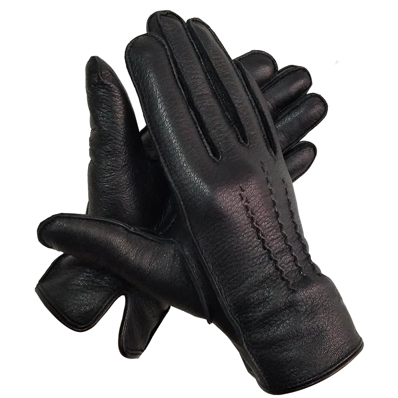 HighShine Men's Deerskin Cashmere Lined Winter Warm Gloves