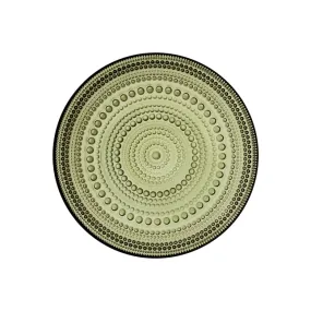 IITTALA | Glassware | KASTEHELMI Plate 170mm - Moss Green