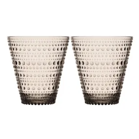 Iittala Kastehelmi Linen Tumblers Set of 2