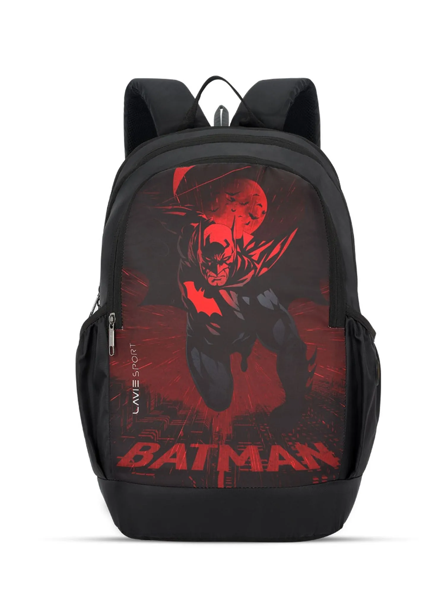 Lavie Sport Batman Gotham Gaurdian 33L Casual Laptop Backpack For Boys & Girls Black