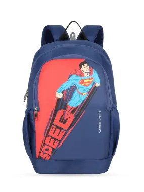 Lavie Sport Superman Speed 33L College Laptop Backpack For Boys & Girls Navy