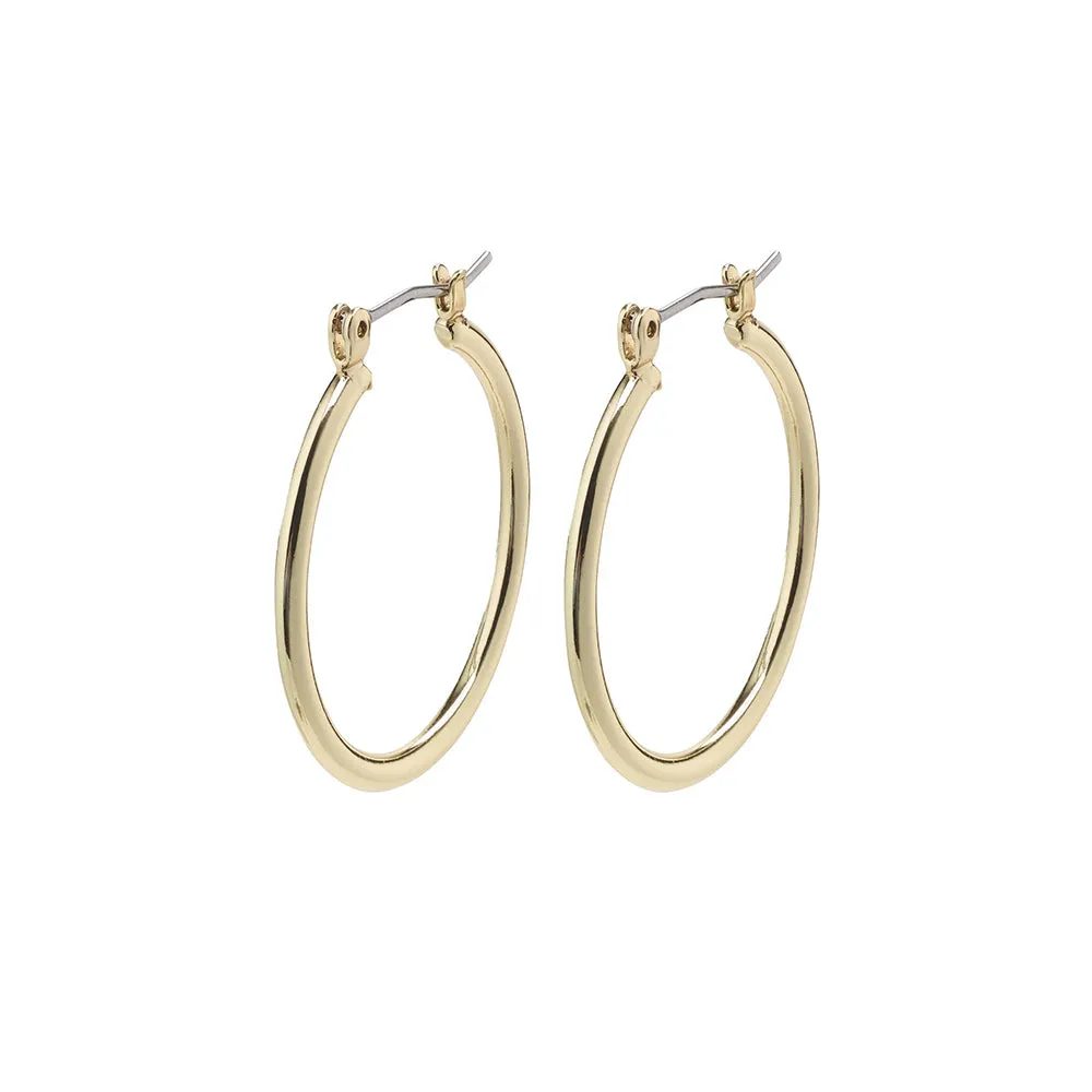 Layla Gold Plated Hoops