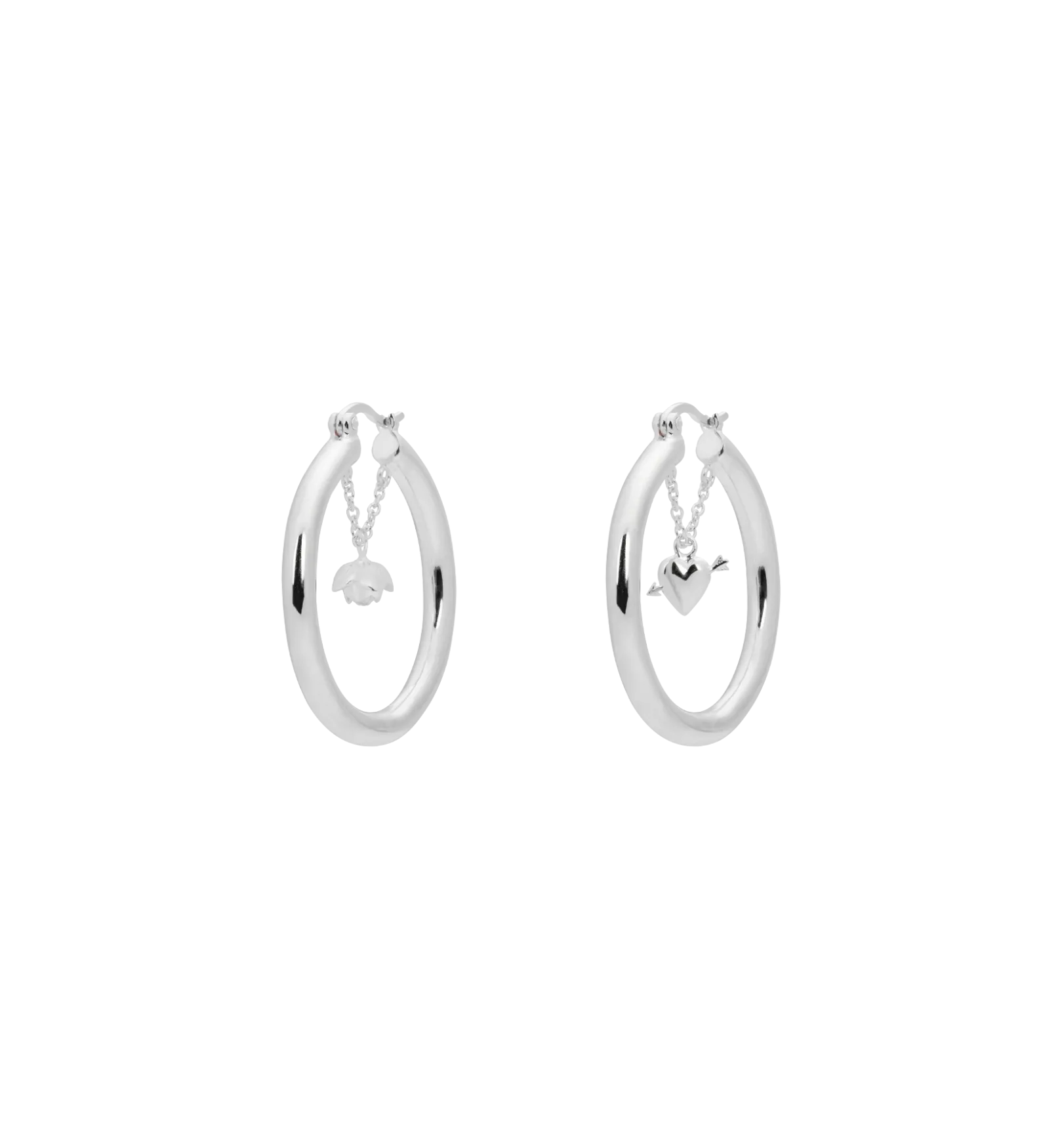 Love Story Hoop Earrings