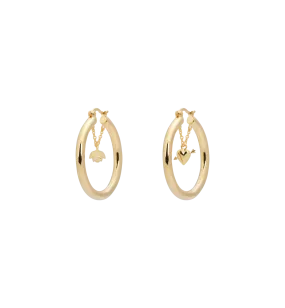 Love Story Hoop Earrings