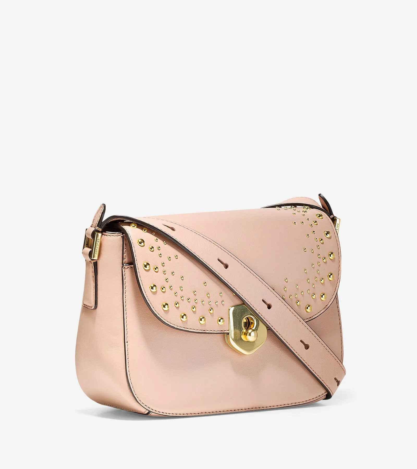 Marli Studded Mini Saddle Bag