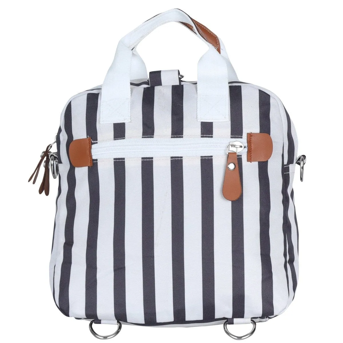 Mini Diaper Bag for Casual Outings- Stripy Sack