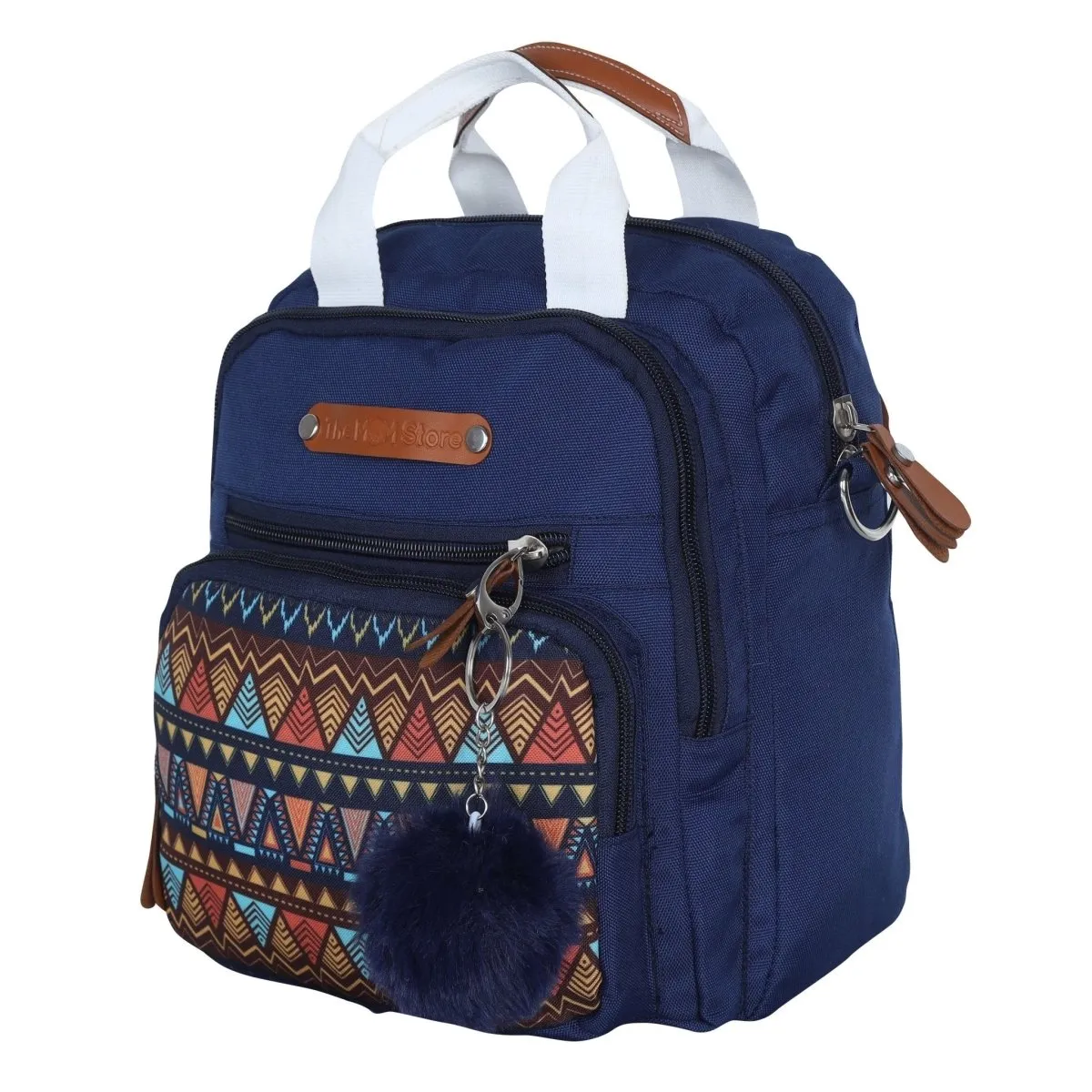 Mini Diaper Bag for Casual Outings- Tribal Geometry