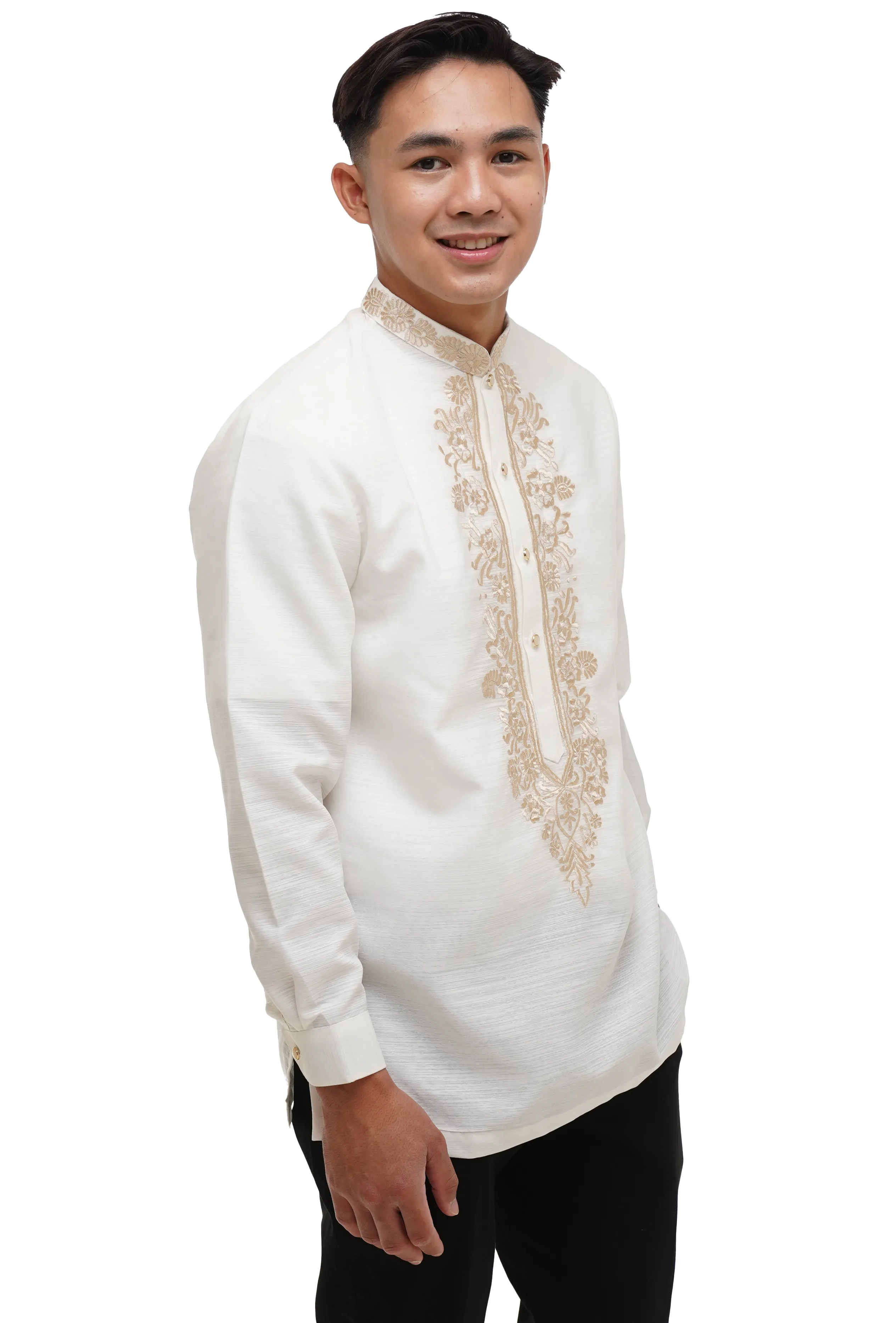 Modern Premium Barong Tagalog with Lining  - Alex - JS122