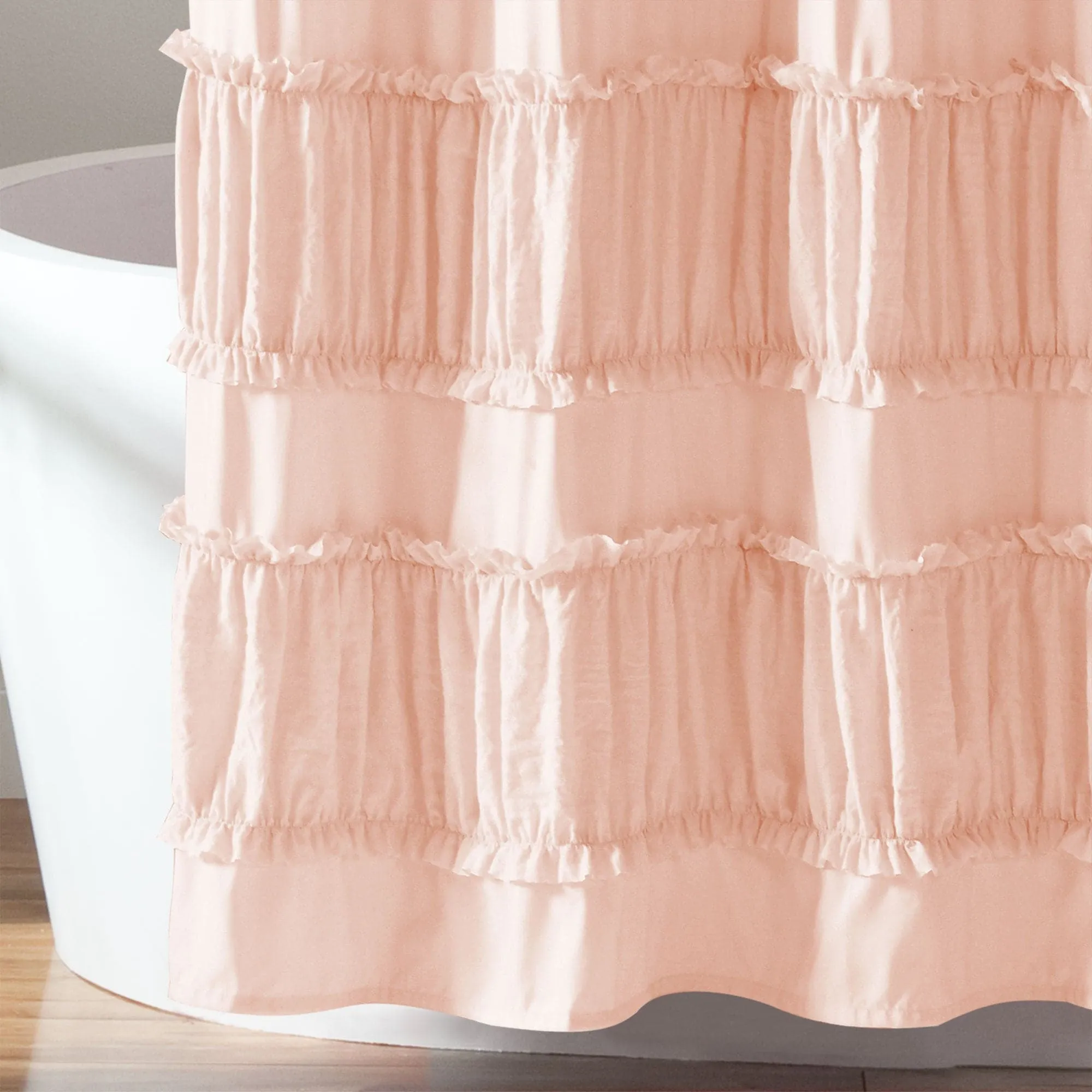 Nova Ruffle Shower Curtain