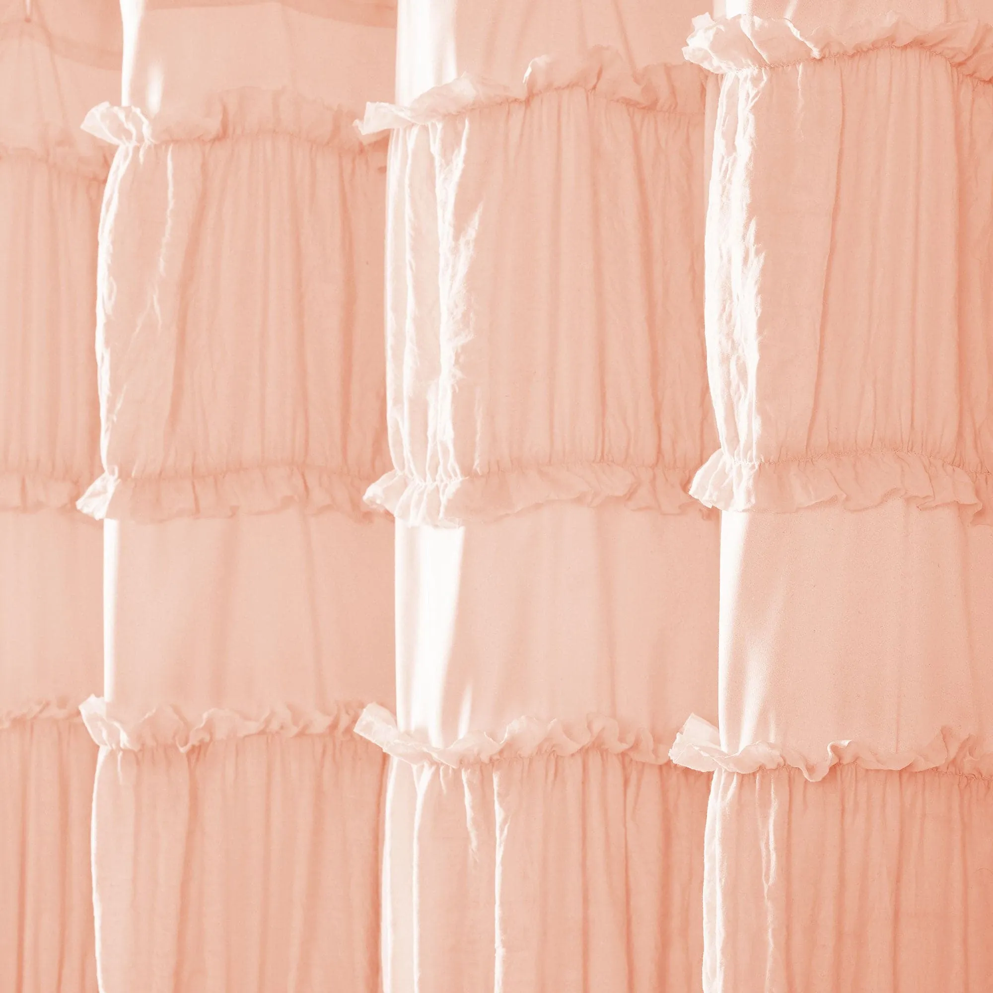 Nova Ruffle Shower Curtain