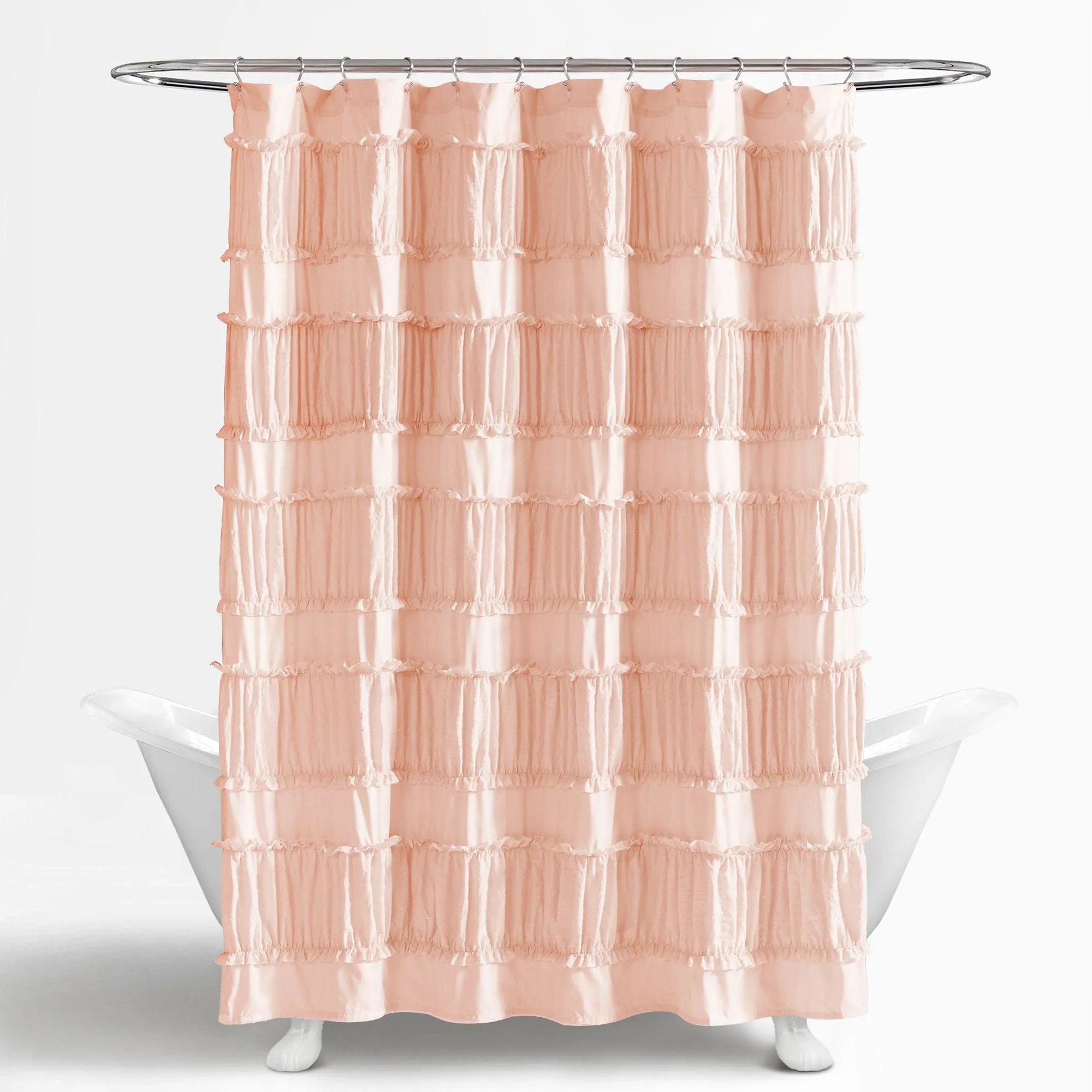 Nova Ruffle Shower Curtain