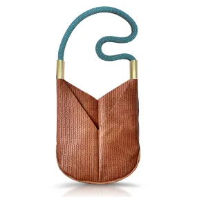 Original Wildwood Bag | Large Crossbody in Brown Basketweave