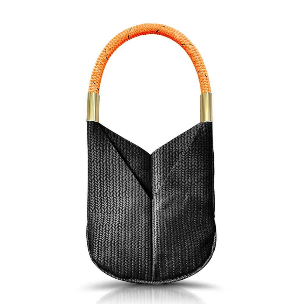 Original Wildwood Bag | Large in Black Basketweave Leather