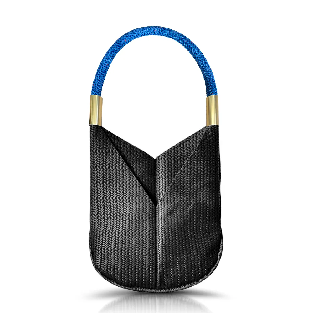 Original Wildwood Bag | Large in Black Basketweave Leather