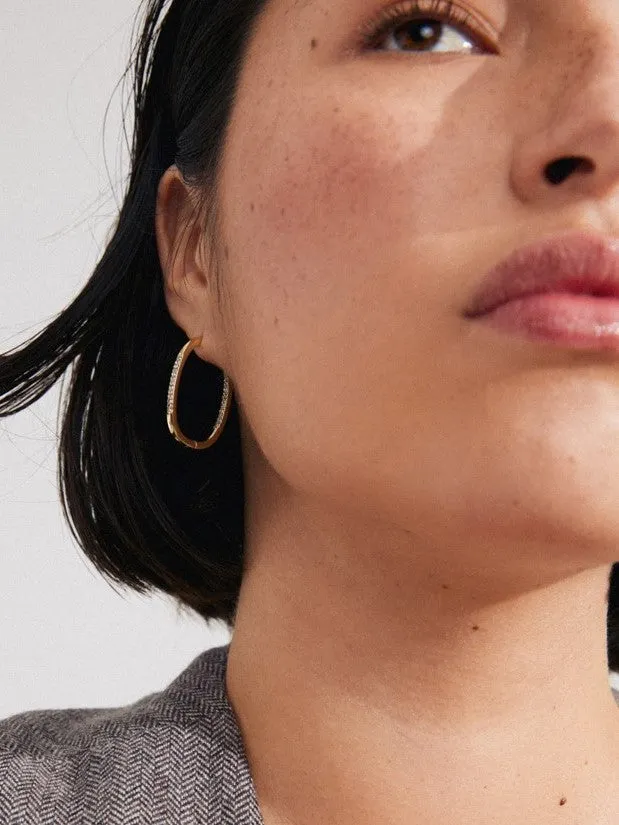 PILGRIM Star Hoop Earrings