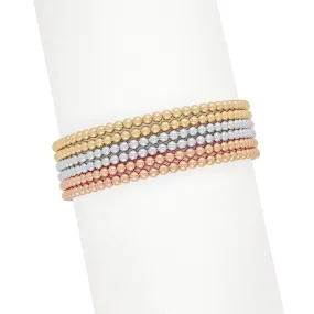 Ready, Set, Stack | Gold   Silver   Rose Gold Bracelet Set