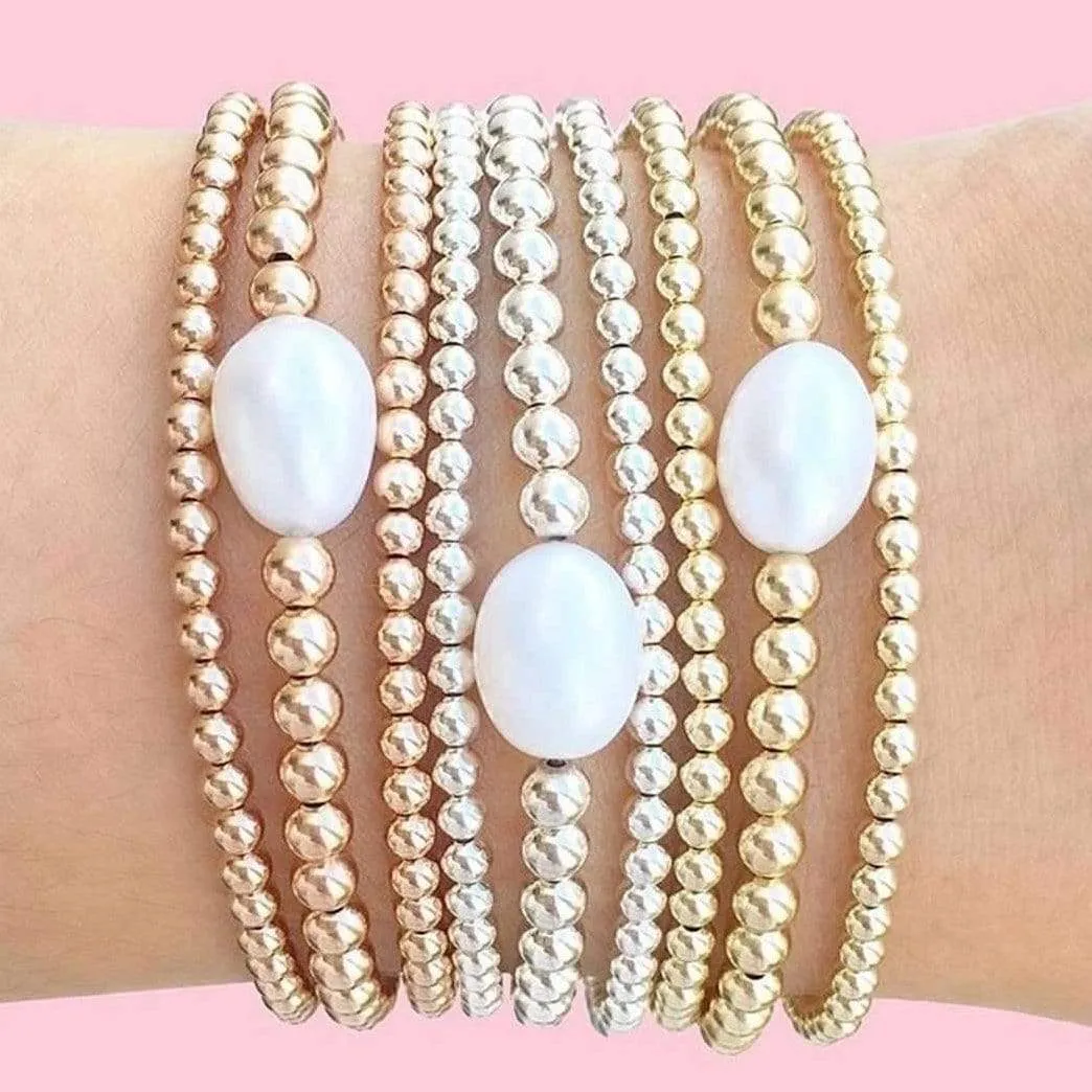 Ready, Set, Stack | Gold   Silver   Rose Gold Bracelet Set