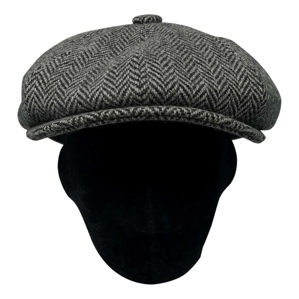 Saint Martin – “Peaky” Wool Newsboy Cap