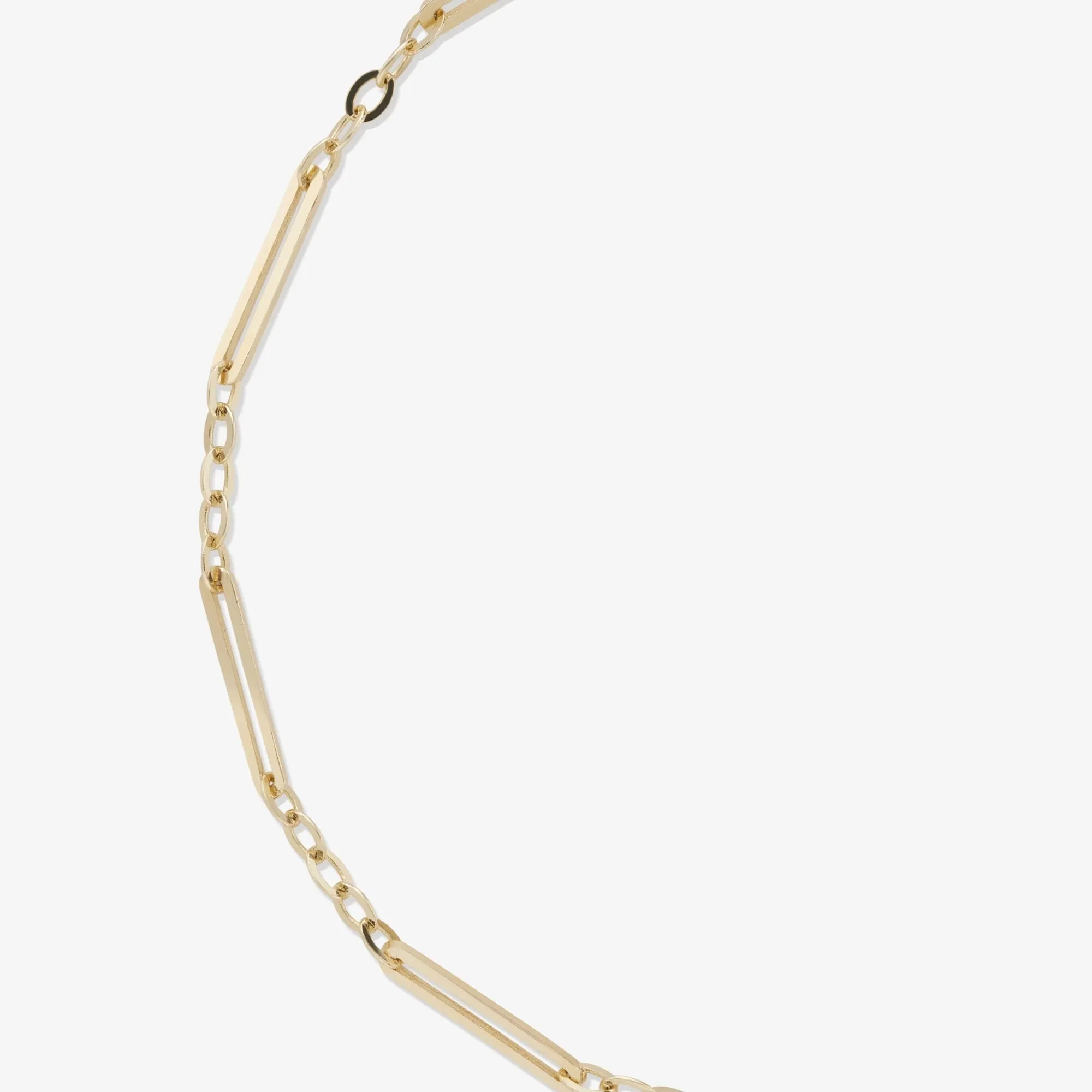 Shelby paperclip chain anklet