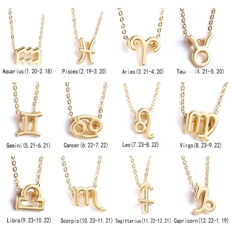 Star Sign Necklace - LAST CHANCE / FINAL SALE